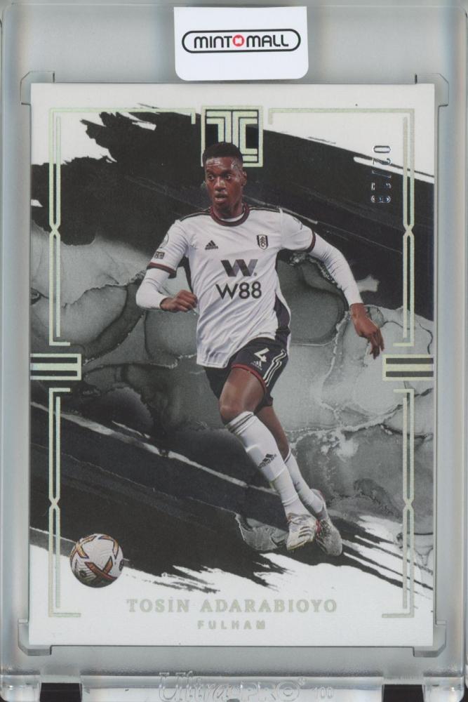 2022-23 Panini Impeccable Premier League Tosin Adarabioyo Base Silver Parallel soccer card 2 of 18