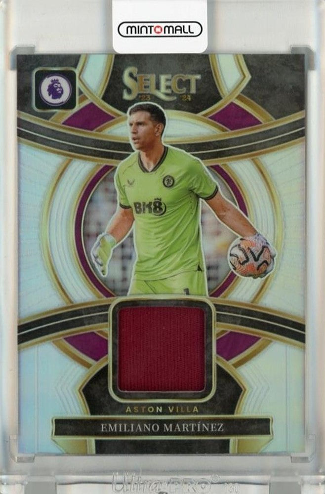2023-24 Panini Select English Premier League Emiliano Martinez Select Swatches #2 trading card