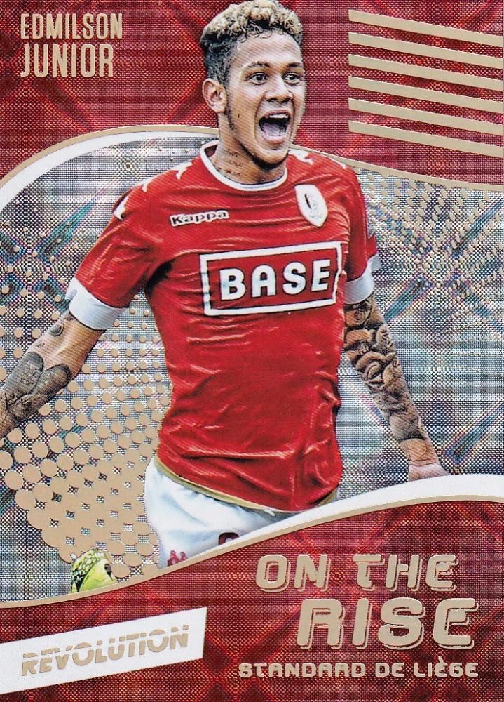 2017 Panini Revolution Standard de Liege Parallel Edmilson Junior On the Rise Galactic trading card