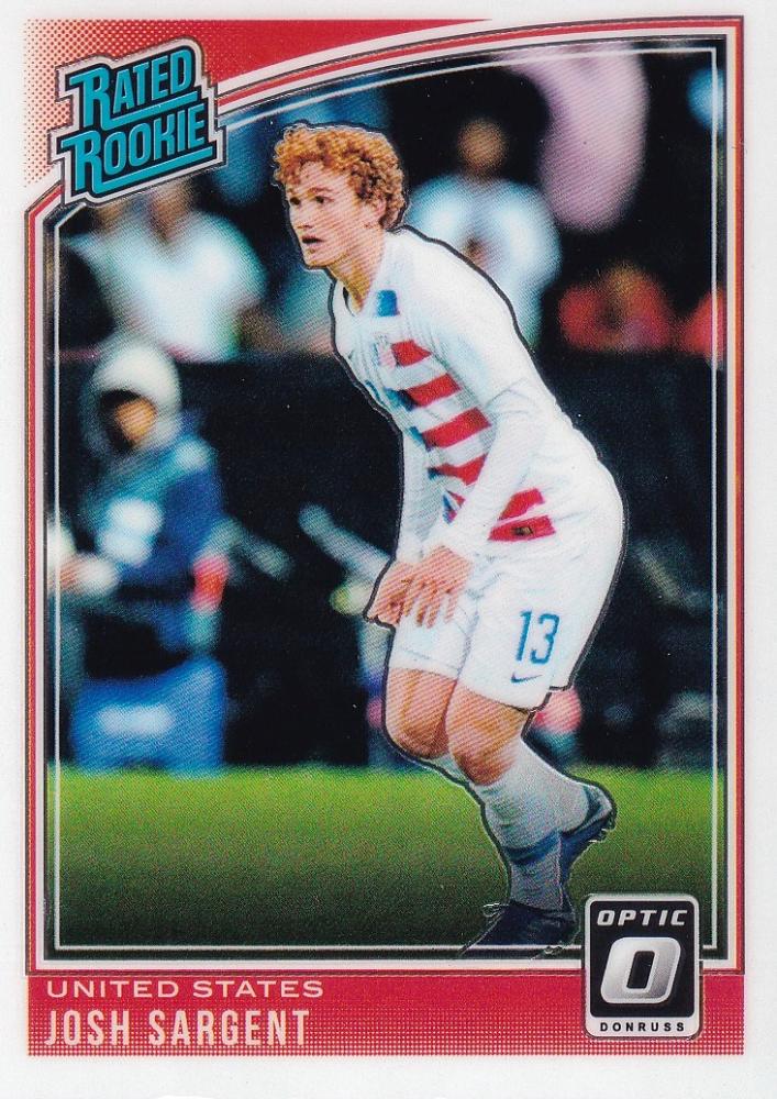 2018-19 Panini Donruss United States Josh Sargent Base Optic trading card