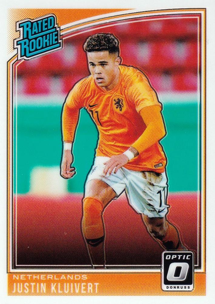 2018-19 Panini Donruss Netherlands Justin Kluivert Base Optic trading card