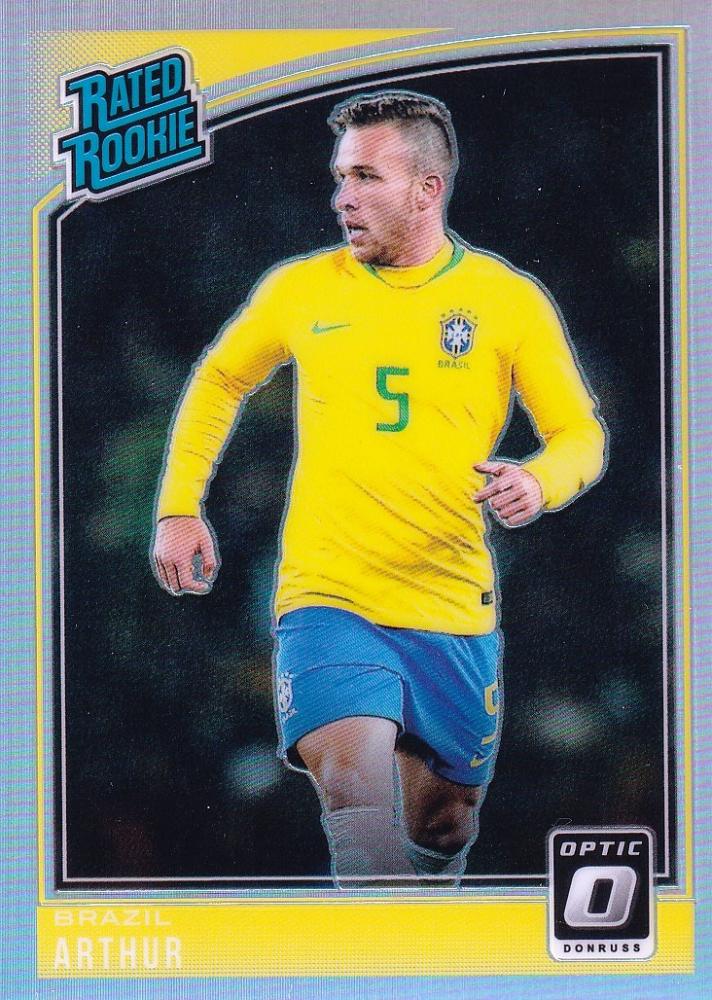 2018-19 Panini Donruss Brazil Arthur Base Optic Holo trading card featuring Arthur