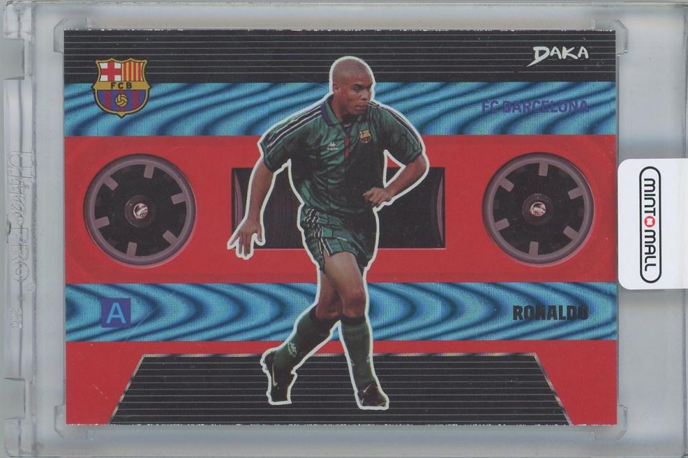 2025-26 DAKA FC Barcelona Top Audience Echoes Of Barcelona Blue Wave jersey with Ronaldo 019/149