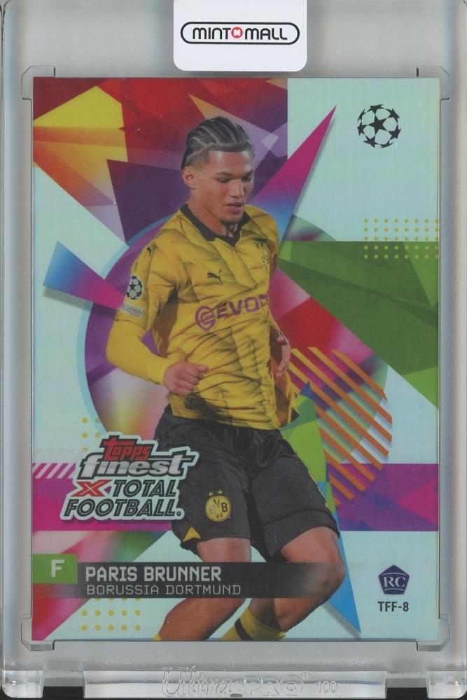 2023-24 TOPPS FINEST UEFA Club Competitions Soccer trading card Paris Brunner Borussia Dortmund #TFF-8
