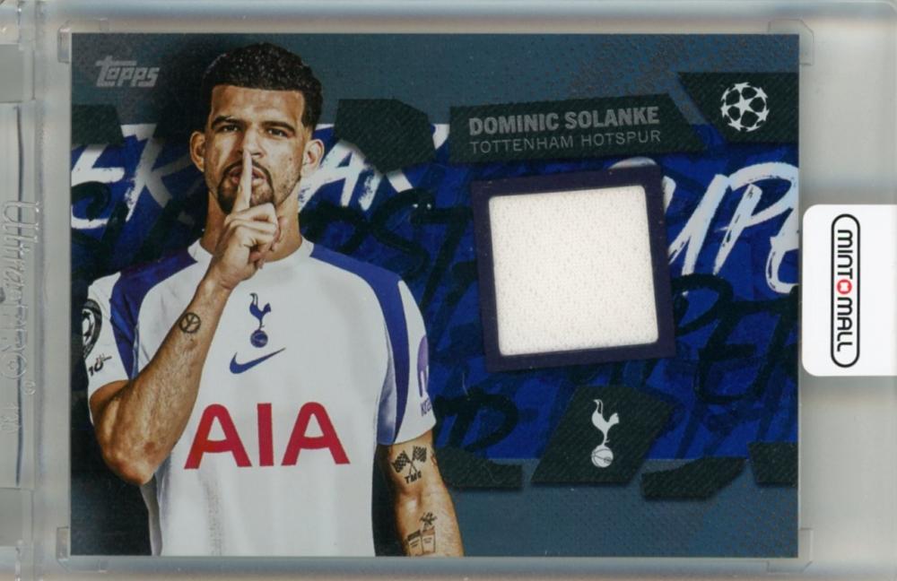 2025-26 Topps UEFA Club Competitions Dominic Solanke Superstar Relics trading card #TSRDO