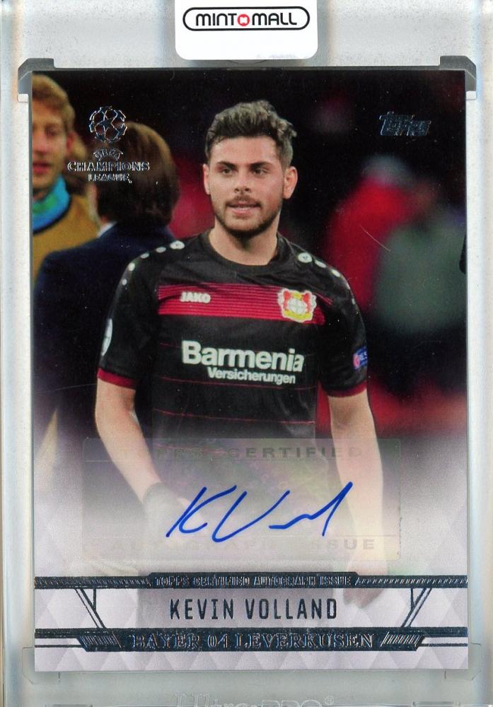 2016-17 Topps UEFA Champions League Kevin Volland Showcase Champions League Autograph card
