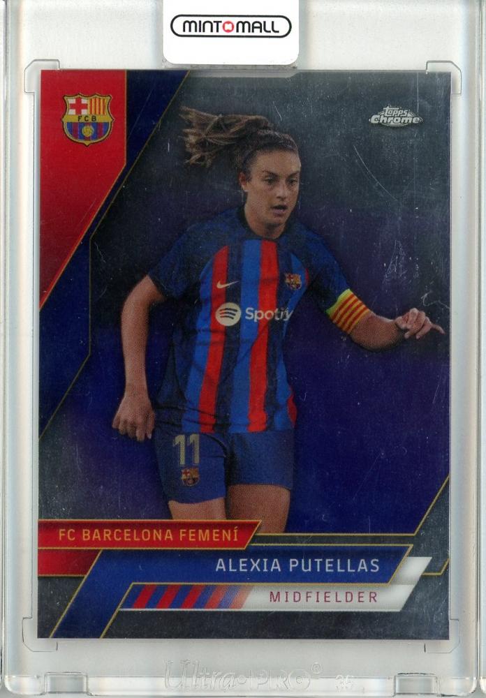 2022-23 Topps Chrome Team Set FC Barcelona Alexia Putellas card number 58 Base