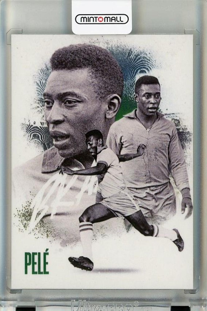 2024 Futera FX Series 2 Pele The Greats Emerald trading card model FXB18908/22