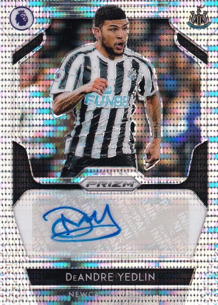 2019-20 Panini Prizm Premier League DeAndre Yedlin Newcastle United Breakaway parallel card number 11/50