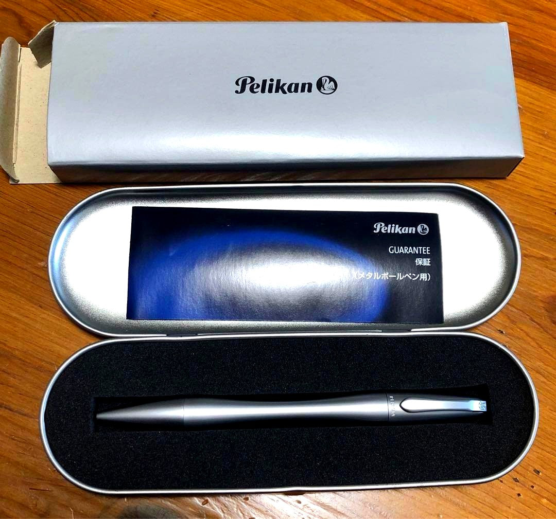 Pelican Silver Metal Ballpoint Pen Bell Series