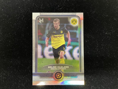 2019-20 Topps Museum Collection UEFA Champions League Borussia Dortmund Erling Haaland Base card