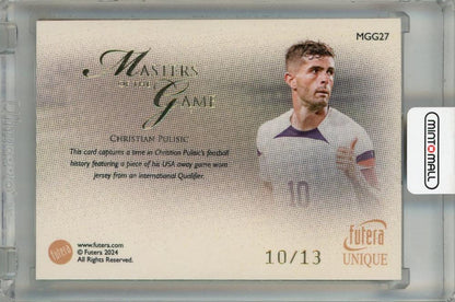 2024 Futera Unique Christian Pulisic Masters of The Game #MGG27 10/13