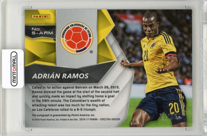 2016 Panini Spectra Adrian Ramos Signatures Red Parallels25/65 Colombia