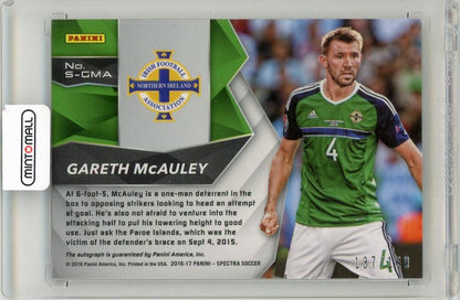 2016 Panini Spectra Gareth McAuley Signatures137/199 Northern Ireland