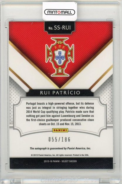 2015 Panini Select Rui Patricio Signatures55/186 Portugal