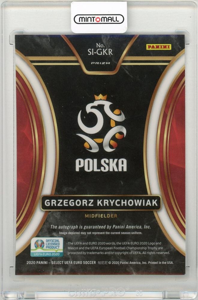 2020 Panini Select UEFA Euro Grzegorz Krychowiak SignaturesSI-GKR Poland
