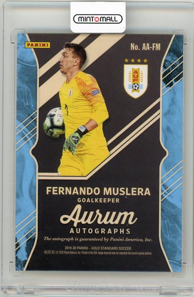 2019-20 Panini Gold Standard Fernando Muslera Aurum Autographs30/129 Uruguay