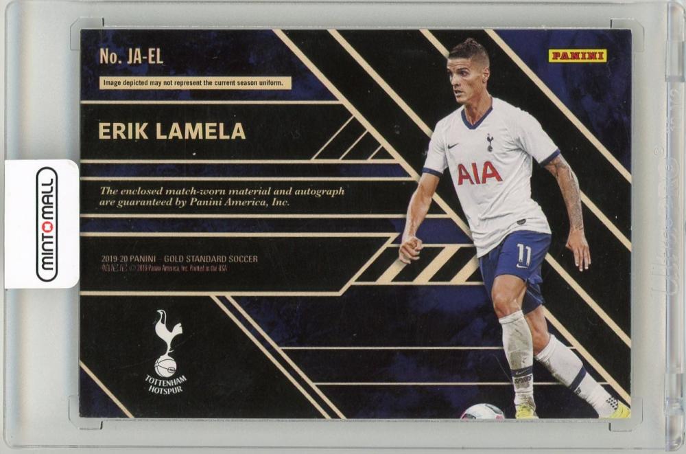 2019-20 Panini Gold Standard Erik Lamela Jersey Autographs19/39 Tottenham Hotspur