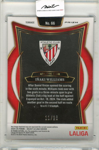 2024-25 Panini Select La Liga Soccer Inaki Williams 11/28