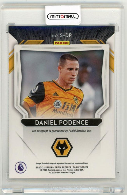 2020-21 Panini Prizm Premier League Daniel Podence SignaturesS-DP Wolverhampton Wanderers