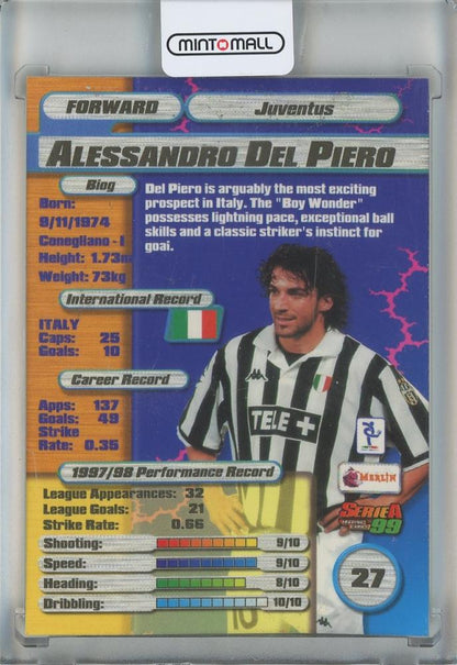 1999 Merlin SerieA Alessandro Del Piero Juventus