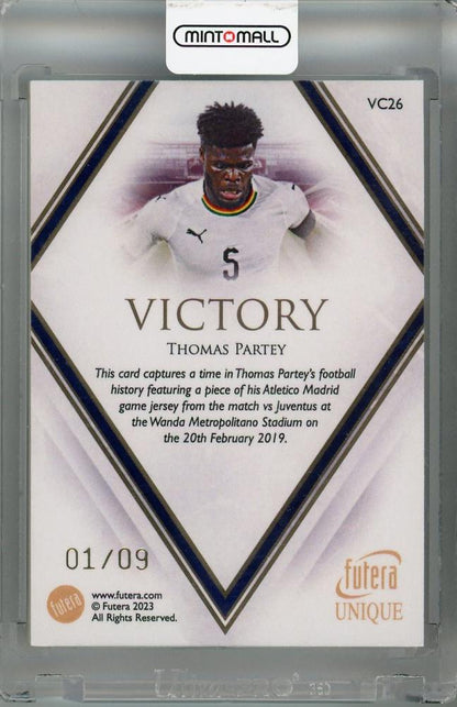 2023-24 Futera Unique World Football Ghana Thomas Partey Victory Relics(1st Number!) 01/09