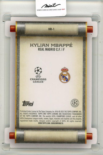 2025 Topps Chrome Kylian Mbappe HR-1