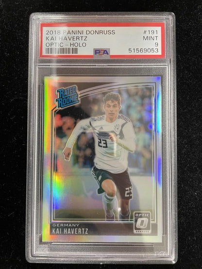 2018-19 Donruss Germany Kai Havertz Base Optic Holo Parallel trading card