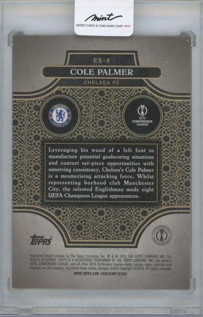 2024-25 TOPPS Merlin UEFA Club Competitions Elite Society Gold / COLE PALMER(Chelsea FC) 13/50