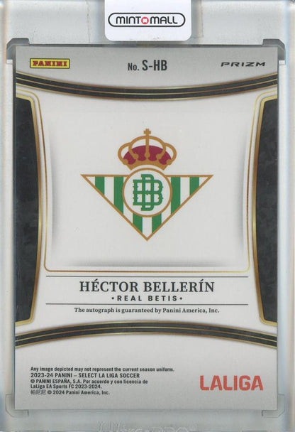 2023-24 Select La Liga Hector Bellerin Signatures #6 Real Betis