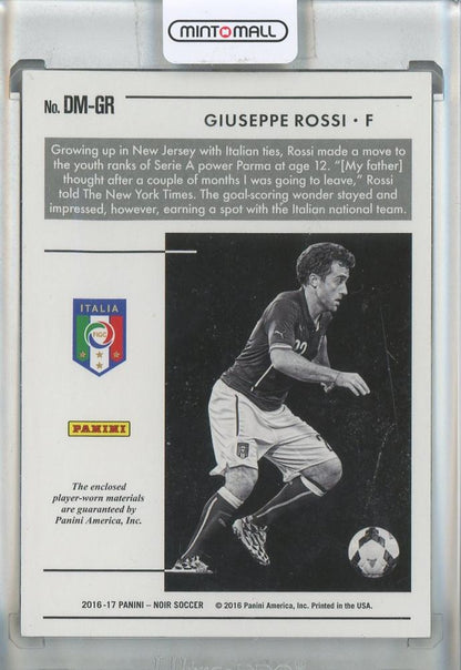 2016-17 Panini Noir Giuseppe Rossi Dual Memorabilia #916/75