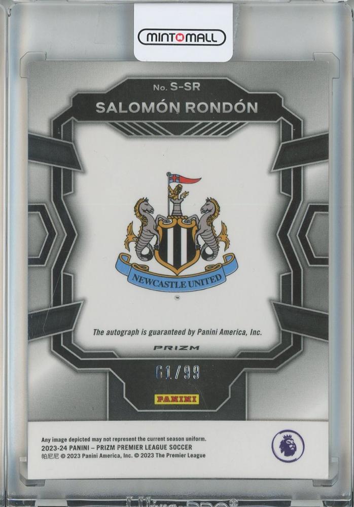 2023-24 Panini Prizm English Premier League Peter Beardsley Penmanship #27 Newcastle United