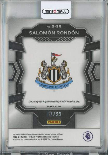 2023-24 Panini Prizm English Premier League Peter Beardsley Penmanship #27 Newcastle United