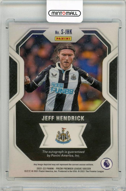 2021-22 PANINI Prizm English Premier League Jeff Hendrick Signatures #34 Newcastle United