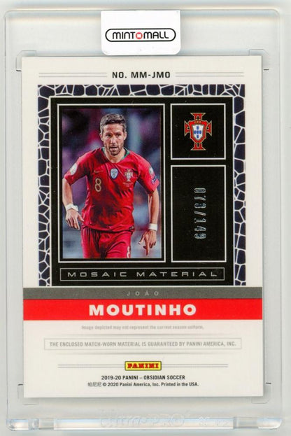 2019-20 Panini Obsidian Joao Moutinho Mosaic Material Relics73/149 Portugal