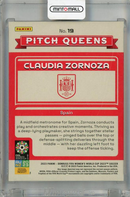 2023 Panini Donruss FIFA Women’s World Cup Claudia Zornoza Pitch Queens Pink #1920/23 Spain