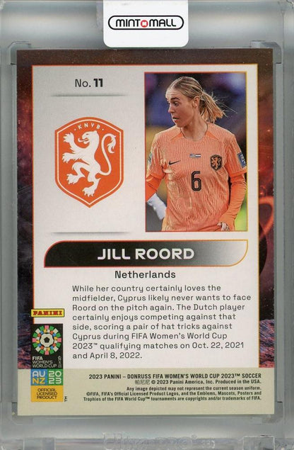 2023 Panini Donruss FIFA Women’s World Cup Jill Roord Intergalactic #11 Netherlands