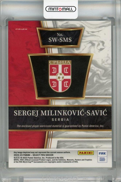 2022-23 Panini Select FIFA Serbia Sergej Milinkovic-Savic Select Swatches #26