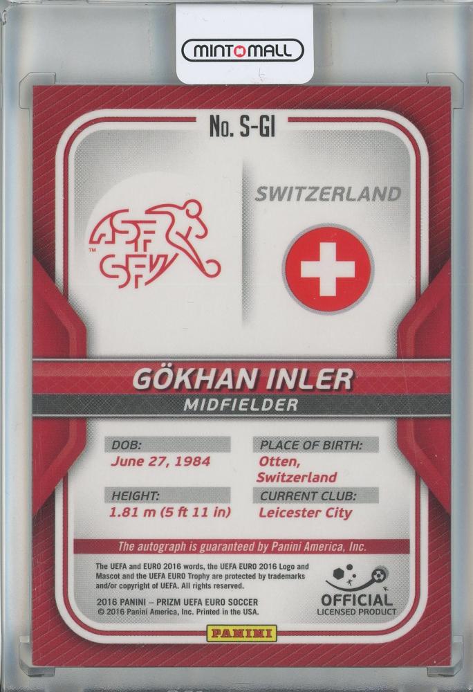 2016 Panini Prizm UEFA Euro