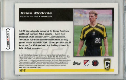 2025 TOPPS Chrome MLS Brian McBride #NF-1135/75 Coloumbu Crew