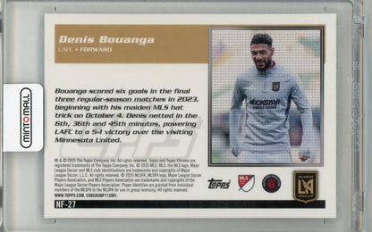 2025 TOPPS Chrome MLS Denis Bouanga #NF-27 LAFC