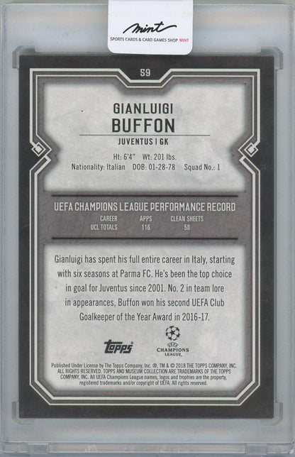 2017-18 TOPPS Museum Collection UEFA Champions League Gold #59 / GIANLUIGI BUFFON(Juventus) 30/50