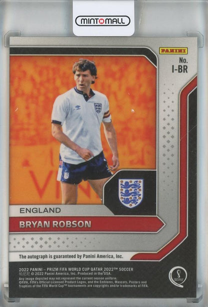 2022 Panini Prizm World Cup Bryan Robson International Ink #29 England