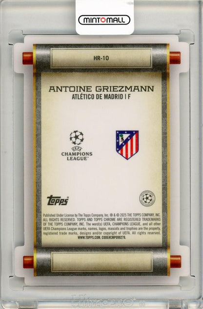 2024-25 Topps UEFA Japan Edition Antoine Griezmann Heroes Chrome Mojo Die-Cut Atlético de Madrid