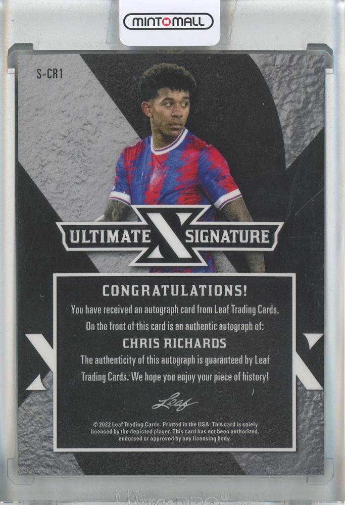 2022 Leaf Ultimate Soccer Chris Richards Signatures #SCR106/12