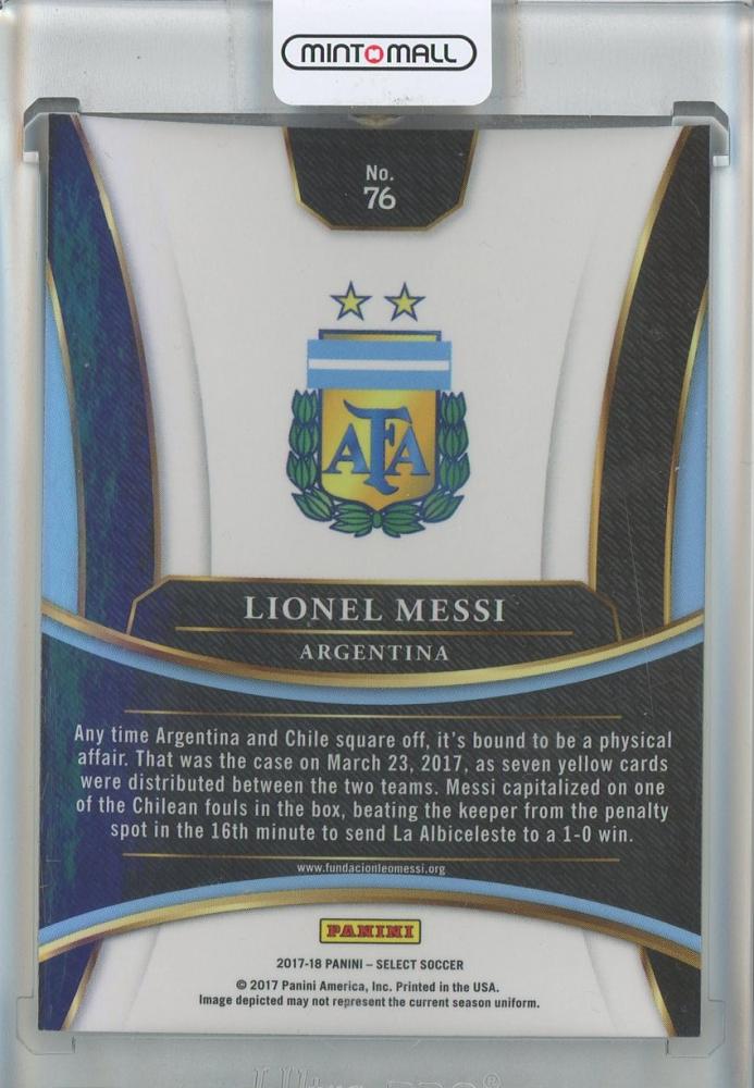 2017-18 Select Lionel Messi #76 Argentina