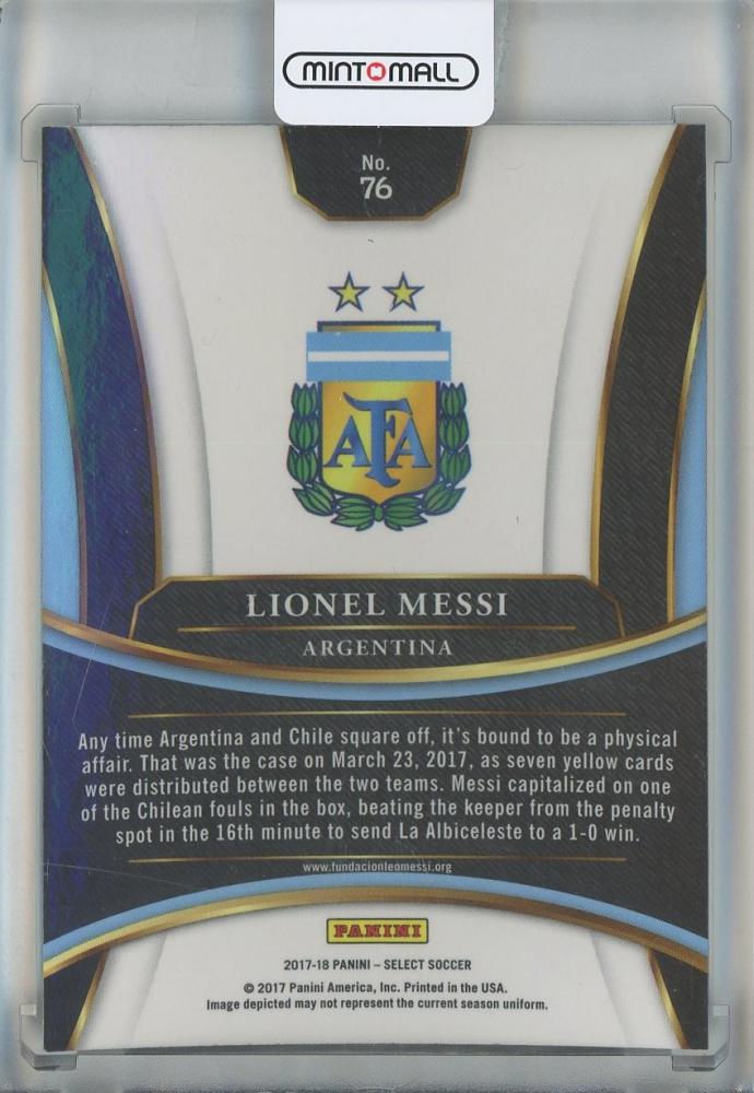 2017-18 Select Lionel Messi #76 Argentina