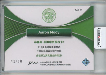 Daka Aaron Mooy Autograph #AU9 41/60 Celtic FC