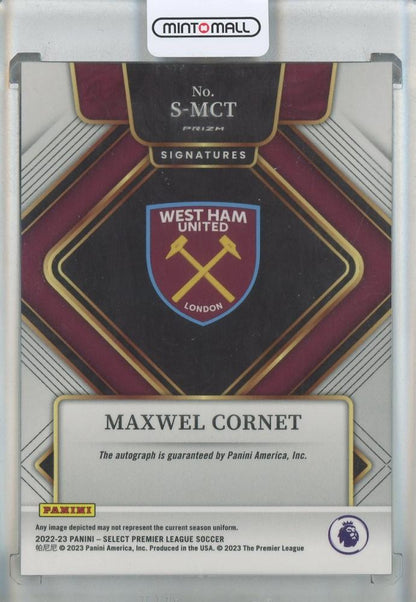 2022-23 Select English Premier League Maxwel Cornet Select Signatures #25 West Ham United FC