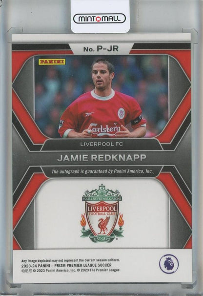 2023-24 Panini Prizm English Premier League Jamie Redknapp Penmanship #14 Liverpool FC